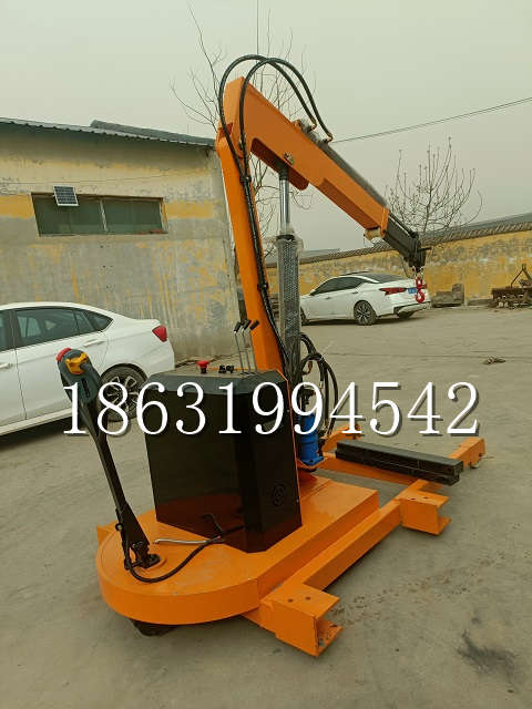 正定县自卸车厢随车吊 自制轮式四不像起重机 四驱平板吊 5吨 贵盛